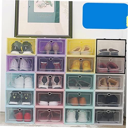 Неродеко 12 Парчиња Кутија За Чевли Кутија За Складирање Чевли Преклоплива Кутија За Складирање Фиоки За Складирање Облека Организатор