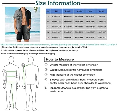 Поло кошули за машки пол и панталони поставени летни летни хаваи заморски празници дигитални 3Д-обични облеки кошули краток ракав,