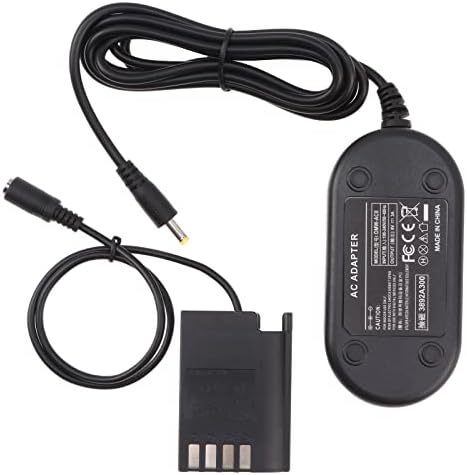 Адаптер за напојување на AC FOCUSFOTO DMW-AC8 AC + DMW-BLK22/DMW-DCC17 декодираше кукла за кабел за спојување на батеријата DC за Panasonic