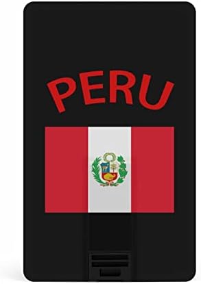 Перу Знаме USB 2.0 Флеш-Дискови Меморија Стап Кредитна Картичка Форма