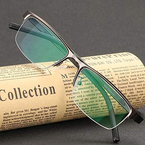 Фотохроматски очила за читање очила за очила за очила за леќи за сонце +2,75 јачина на црна метална рамка