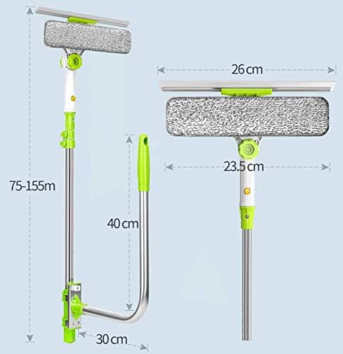 ЧЕТКА За Чистење Прозорци ИНВУЏИН Со Спреј За Вода, Столб За Чистење На Гумени Прозорци Телескопски, Алатки За Чистење Стакло