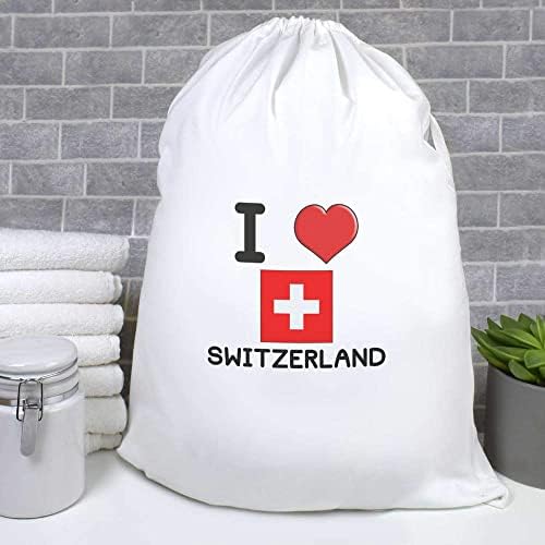 Азееда Ја Сакам Швајцарија Торба За Перење/Перење/Складирање