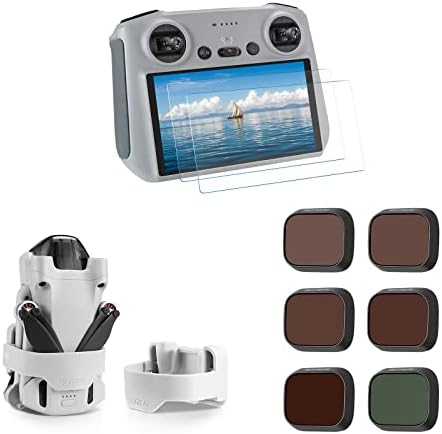 Skyreat Mini 3 Pro додатоци за комплети, Mini 3 држач за пропелер, заштитник на екранот RC, ND филтри за DJI Mini 3 Pro Drone