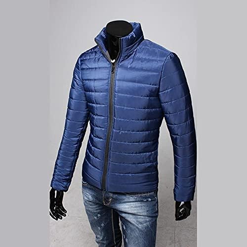 Машка долна јакна лесна зимска обична надворешна облека хибриден спортски обичен пуфер ветропорен изолиран палто со качулка