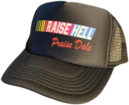Подигнете го пеколот Пофалби Дејл Снајпбек Камион Хет за мажи или жени, гроздобер се вклопува со смешна графичка нова графичка, капа за сопствена