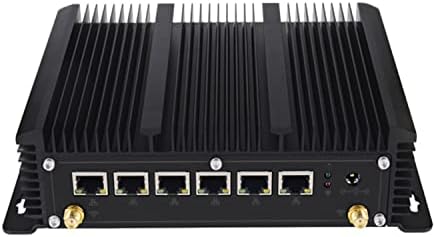 Апаратот за микро Fireидови на Hunsn, Mini PC, OpnSense, Unfangle, VPN, рутер компјутер, Intel I5 8265U 8365U, RC02, AES-NI, 6 x 2.5Gbe I225-V,