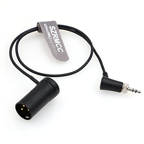 SZRMCC со низок профил XLR 3 PIN Машки до заклучување на 3,5 mm TRS аудио кабел за Sennheiser EK500 Sony UWP-D серија безжични приемници