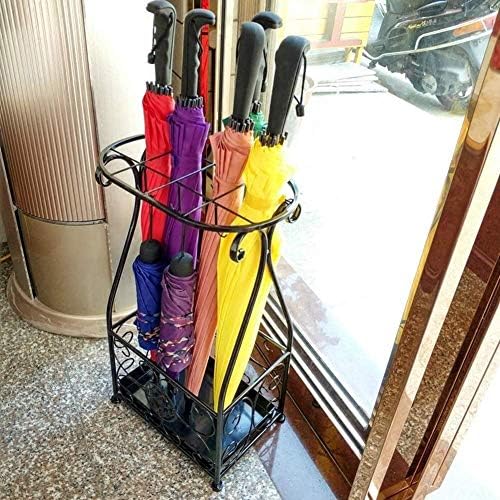 Штанд со чадор во Дмуниз, со отстранлив фиока за капење и 6 куки - држач за рачно изработени од рустикален рачно изработен