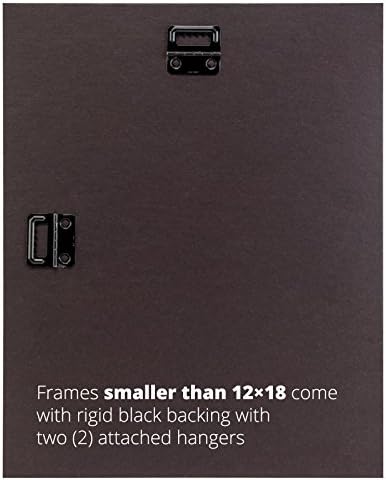 Craig Frames 11x14-инчен црна рамка за документи, Cinder/Black Double Mat со единечен отвор од 8,5x11-инчи
