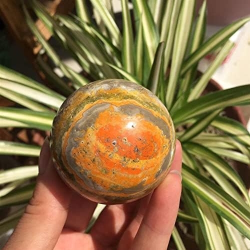 Природна кристална топка кварц Кристална скапоцен камен топка погодна за домашни сурови камења и минерали