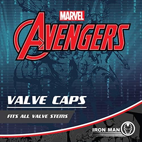 Пилот автомобилски MVL-0301 Marvel Iron Man Valve Caps