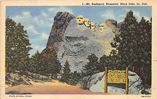 Меморијал на планината Рушмор, Блек Хилс, разгледници на СД во Јужна Дакота