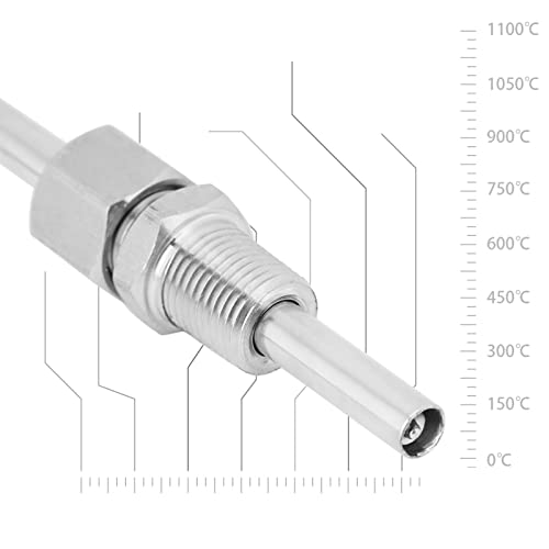 ЕГТ К Тип Термоспој, Изложени Врвот Издувни Температура Сензор, ЕГТ Термоспој 1/8 НПТ за Издувни Гасови Температура Сонда Со Изложени врвот &засилувач;