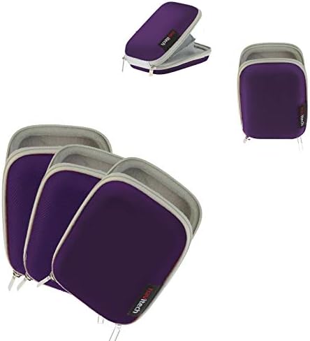 Навитех Виолетова Водоотпорна Тврда Дигитална Цртичка Капак На Фотоапаратот Компатибилен Со Навител R600 Quad