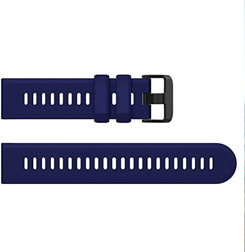Neyens Sport Silicone Watch Band Strap за Garmin Venu 2, Forerunner745, VivoActive 4, Fenix ​​Chronos, Замена на 22мм зглобот