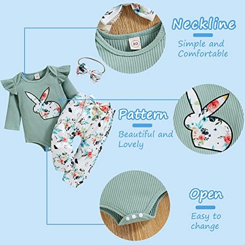 Xifamniy бебе девојки Мои 1 -ви Св. Патрик ден/Велигденски Ден на облека за новородени панталони од 8 парчиња