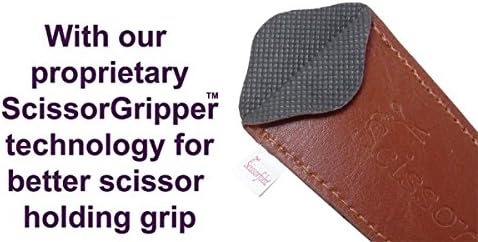 Ножици од Scissorfobz со ScissorGripper -Value Pack -4 големини -Дизајнер за ножици ги опфаќа држачите за везење за шиење на везење