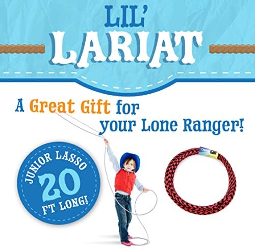 Само скокајте го lil lariat јуниорско ласо јаже - претходно врзано 20 'деца каубојски јаже