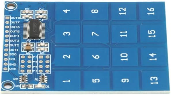 ЏЕСИНИ 5Pcs TTP229 16 Канал Сензор За Допир Модул TTP229 Дигитален Допир Капацитивен Прекинувач Сензор Табла