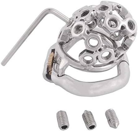 Терненс ергономски дизајн нерѓосувачки челик Машкиот уред за чистота лесен за носење машки кафез со петел K350
