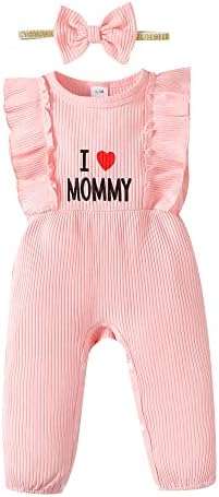 Облека за новороденчиња Миогли, ромпер памучна облека за новороденчиња за девојки симпатична новороденче скокање облека