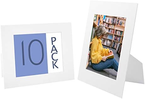 Рамка за слика на хартија од картонска хартија од Голден Стејт за 8x10 фотографија, дебелина од 3/16 инчи, вклучува 10 јасни торби