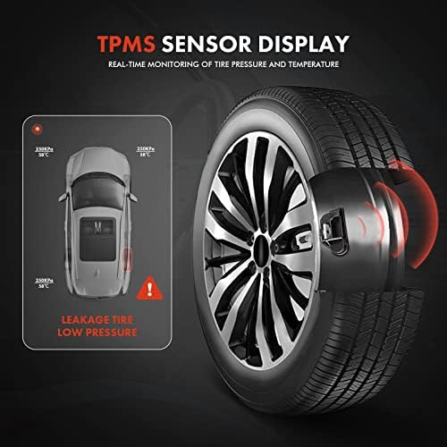 Сензор за мониторинг на притисок на гумите А-Премиум, компатибилен со Chevrolet Corvette 2014-2019 V8 6.2L