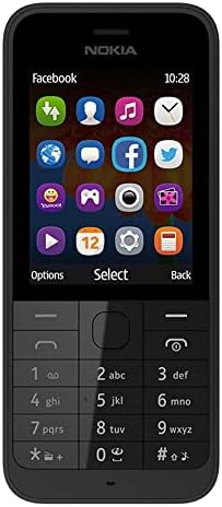 Nokia 220 RM -971 Отклучен GSM 850/1900 мобилен телефон W/ 2MP камера - црна