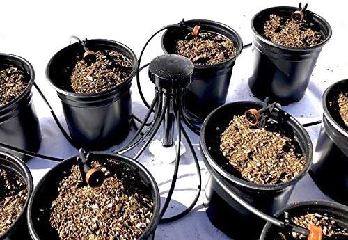 Едно стоп на отворено САД направено - 12 растенија - 3,3gph вода дистрибуција на меурчиња за меурчиња - за: хидропоника и наводнување капка по