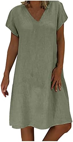 Зефотим Постелни фустани за жени 2023 година со долг ракав моден лесен лабав вграден обичен максичен фустан од максима