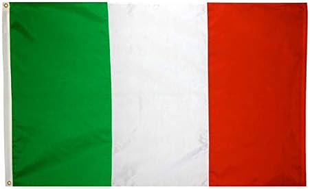 Анжор Италија знаме 3x5 италијански италијански национални знамиња полиестер со месинг гром 3 x 5 ft