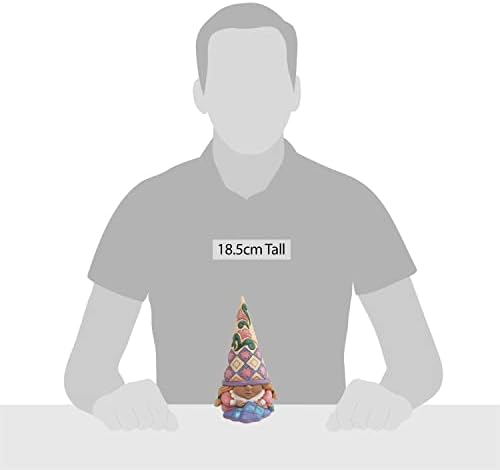 Enesco Jim Shore Sweing Gnome Figurine 7 инчи повеќебојни 6012271