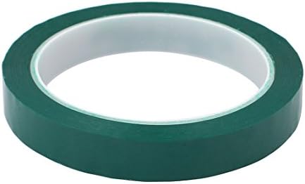 Аексит 15мм единечни лепливи ленти еднострана силна самостојна лепила миларна лента 50м должина пламен ретардант лого -лента за лента зелена