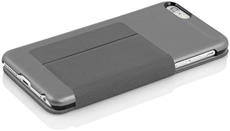 Iphone 6S Плус Случај, Incipio Highland Premium Фолио [Кредитна Картичка] Паричник фолио iPhone 6 плус, iPhone 6S Плус-Gunmetal/Греј