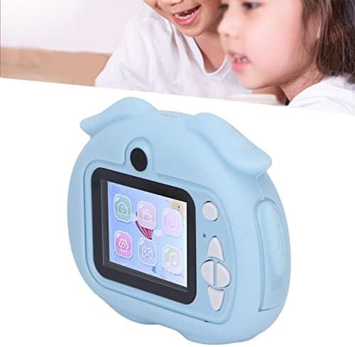 Детски Камери, 1080p HD 2.0 Инчен Детски Дигитален Фотоапарат Со Јаже И USB Кабел За Полнење, Преносна Детска Селфи Камера За