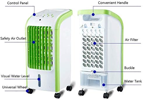 Лилијанг-Вентилатор За Еднократно Ладење На Климатизерот Со Низок Шум, 3 Брзини Осцилирачки Ладилници За Испарување Ладилник За Воздух,