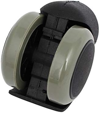 Кастри за колички на пазарот Аексит двојни тркала запчани прстенести матични вртливи за вртење 2 '' плочи на плочи DIA 2 п.п.