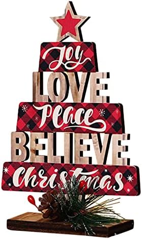 Божиќна декорација Тодозо испорачува е новогодишна форма Англиски азбука десктоп декорација забава украси украси за новогодишни украси