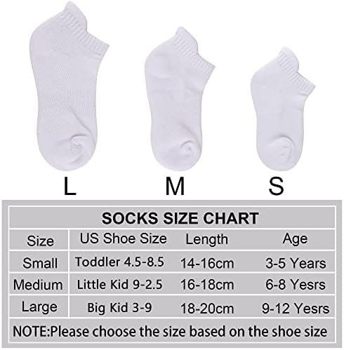 Cozi Foot 10 пара момчиња глуждот чорапи Полови перница Атлетик девојки мали деца деца со ниски исечени чорапи