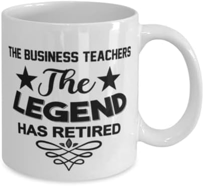 бизнис наставници Кригла, Легендата Има Пензија, Новина Уникатен Подарок Идеи за бизнис наставници, Кафе Кригла Чај Чаша Бела