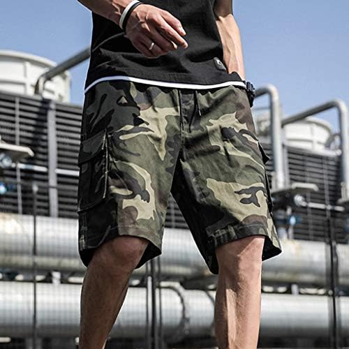 Машки шорцеви на РТРДЕ лето на отворено Обични комбинезони за маскирна плус спортски шорцеви панталони мажи