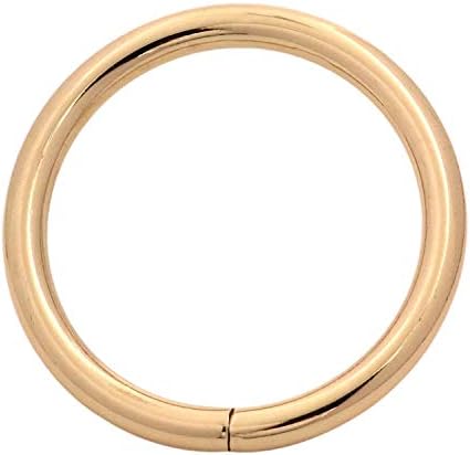 Тијанбанг светло златно 1,2 внатрешен дијаметар o прстен не заварен пакет од 6