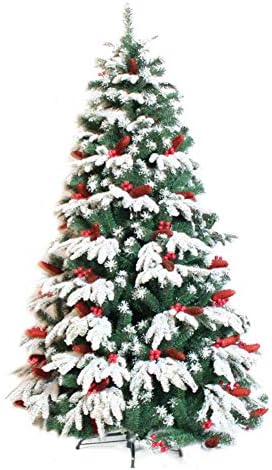 Длпи Собра Снег Божиќен Бор Со Борови Шарки Вештачки Елки Украсени Дрвја Традиционални Затворени-6 стапки
