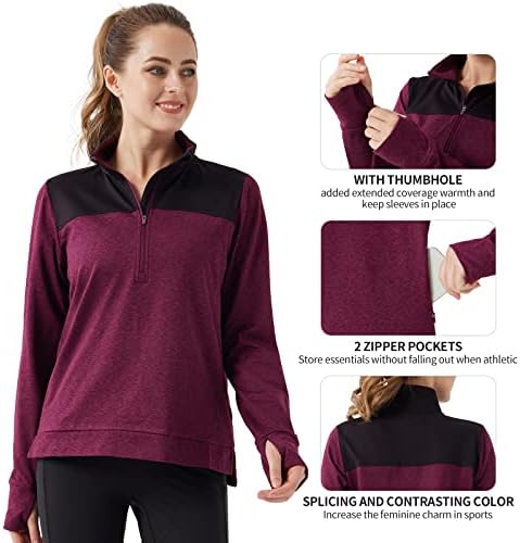 Urbestенски полу -зимски џемпери рециклирани руно со долги ракави, пулвер за вежбање врвови со џебови со џебови