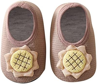 Чевли за деца девојки кои не се лизгаат летни мрежи чорапи дното меки чевли и бебешки кат чевли бебешки мали чорапи подни чорапи