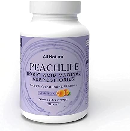 PeachLife Peach миризливи вагинални пробиотици и вагинални супозитории на борна киселина
