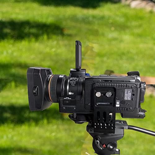 Плоча за заграда на камера L за професионална 4K видео камера DSLR 3/8 1/4 вертикално видео снимање компатибилен со XC10 XC15 FS7 FS5