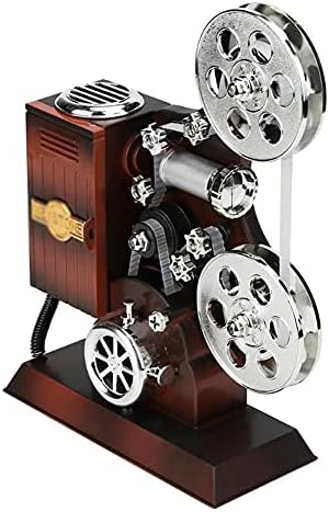 Дуба антички ретро филмски проектор музичка кутија дрво метал музички кутии роденденска подарок играчка за деца гроздобер свадба дома декорација