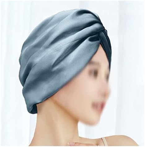 Pdgjg свилен ноќен капаче за глава против нарушување на косата тенок дел од дишењето на капачето за спиење пролет и есенски спиење помош